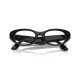 Meta Starfire Kylie Edition smart glasses in Classic Black XS 48-21 frame with Transitions Grey lenses, front three-quarter view