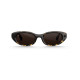 Meta Starfire Kylie Edition – Dark Tortoise XS (48-21) Meta Starfire Kylie Edition smart glasses with chocolate lenses and dark tortoise XS frame, front three-quarter view
