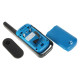 Motorola T42 Two-Way Radio – Blue Motorola T42 two-way radio in blue, compact walkie talkie with LCD screen and belt clip