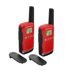 MOTOROLA T42 Two-Way Radio – Red