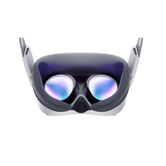 Pico 4 Ultra 256 GB VR očala Pico 4 Ultra 256 GB VR očala, samostojna naprava z belim dizajnom in dvema kamerama na sprednji strani
