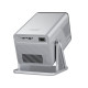 Magcubic X7 portable projector with 1080p native resolution and Android 14, compact black body, front lens view