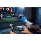 Magcubic X7 portable projector with 1080p native resolution and Android 14, compact black body, front lens view