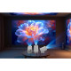 Magcubic X7 portable projector with 1080p native resolution and Android 14, compact black body, front lens view
