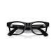 Ray-Ban Meta Wayfarer Gen 2 RW4012 smart glasses in shiny black with Transitions Graphite Green lenses, large frame 155/53