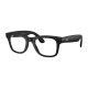 Ray-Ban Meta Wayfarer Gen 2 RW4012 smart glasses in matte black frame with Transitions Grey lenses, front view