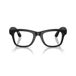 Ray-Ban Meta Wayfarer Black Matte Lens Green Transitions 