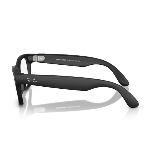 Ray-Ban Meta Wayfarer Black Matte Lens Green Transitions 
