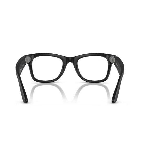 Ray-Ban Meta Wayfarer Black Matte Lens Green Transitions 