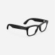 Ray-Ban - Wayfarer Standard - Shiny Black, Clear 
