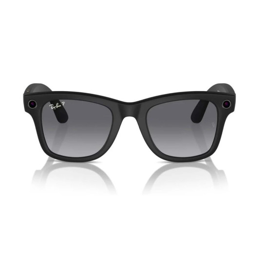 Ray-Ban Meta Wayfarer Matte Black Polar Gradient Graphite 