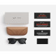 Ray-Ban Meta Wayfarer Gen 2 Matte Black Polar Graphite Ray-Ban Meta Wayfarer Gen 2 smart glasses in matte black with polarized gradient graphite lenses, front three-quarter view