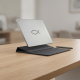 reMarkable Paper Pro Type Folio – Basalt Dark Grey reMarkable Paper Pro Type Folio keyboard in Basalt Dark Grey, US layout, magnetically attached to Paper Pro device