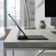 reMarkable Paper Pro Type Folio – Basalt Dark Grey reMarkable Paper Pro Type Folio keyboard in Basalt Dark Grey, US layout, magnetically attached to Paper Pro device
