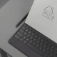 reMarkable Paper Pro Type Folio – Basalt Dark Grey reMarkable Paper Pro Type Folio keyboard in Basalt Dark Grey, US layout, magnetically attached to Paper Pro device