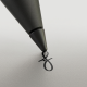 reMarkable Marker Plus stylus for Paper Pro tablet, black pen with integrated eraser, structured grip surface, and precise tilt recognition
