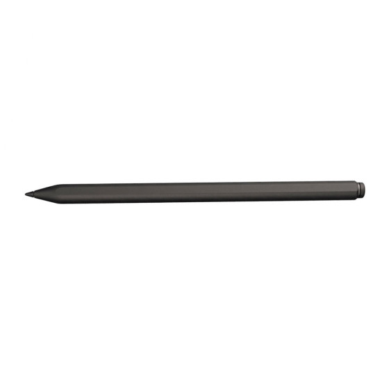 reMarkable Marker Plus stylus for Paper Pro tablet, black pen with integrated eraser, structured grip surface, and precise tilt recognition