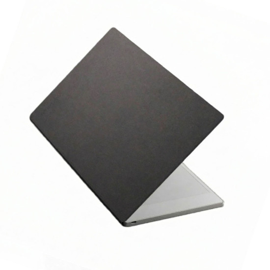 reMarkable Paper Pro Book Folio case in Basalt mosaic weave, showing closed cover with magnetic marker strap, designed to fit the 11.8-inch Paper Pro tablet