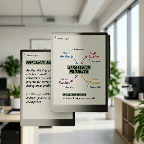 reMarkable Paper Pro paper tablet showing 11.8 inch colour display with slim profile, front view, no marker included