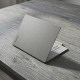 reMarkable Paper Pro + Marker Plus + Book Folio Gray reMarkable Paper Pro tablet in Polymer Weave Gray with Marker Plus stylus and Book Folio cover, open and viewed from above on a desk
