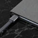 reMarkable 2 Book Folio case in grey polymer weave material, closed folio cover with built-in magnets, compatible with 10.3-inch reMarkable 2 paper tablet