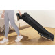 UREVO Spacewalk 3S Electric Treadmill (Black) UREVO Spacewalk 3S electric treadmill in black, front view showing incline deck and handlebar console