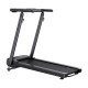 UREVO Foldi 3S Smart Treadmill Black UREVO Foldi 3S Smart Electric Treadmill in black with integrated adjustable work surface for laptop use at home