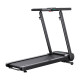 UREVO Foldi 3S Smart Treadmill Black UREVO Foldi 3S Smart Electric Treadmill in black with integrated adjustable work surface for laptop use at home