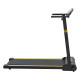 UREVO Foldi Mini Electric Treadmill Black Orange UREVO Foldi Mini electric treadmill in black and orange, compact foldable design shown from front angle