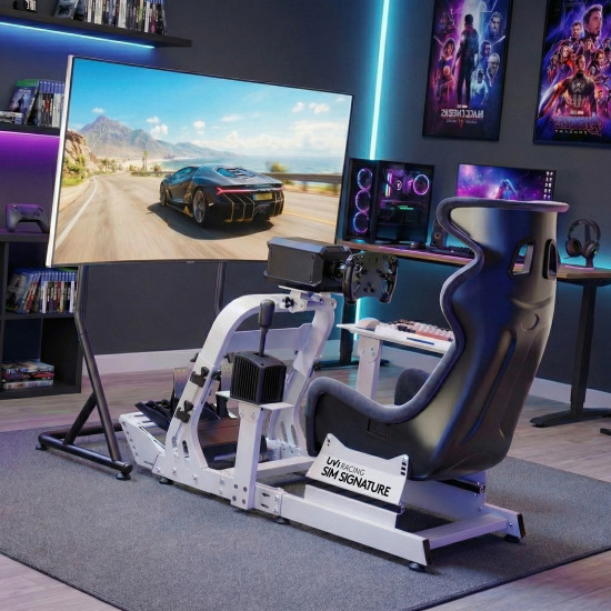 UVI Racing SIM Signature White Racing Simulator