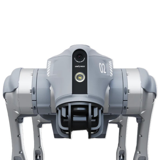 Unitree GO2 AIR kompaktni četveronožni robot, sivi dizajn, namijenjen istraživanju i obrazovnim primjenama