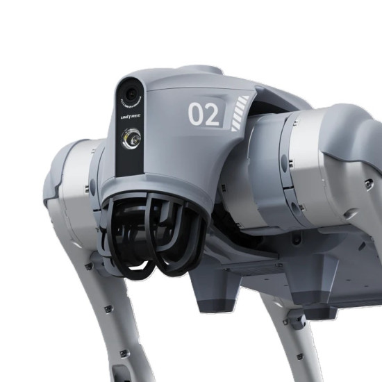 Unitree GO2 AIR kompaktni četveronožni robot, sivi dizajn, namijenjen istraživanju i obrazovnim primjenama