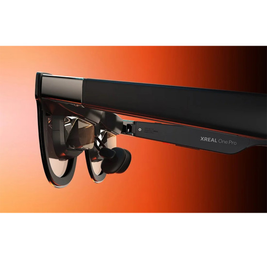 XREAL One Pro AR očala velikost L s kompaktno zasnovo, SONY Micro-OLED zaslonom in optičnim sistemom Optic 4.0
