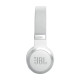 JBL LIVE 670NC bele naglavne slušalke z mehkim naglavnim trakom in True Adaptive Noise Cancelling tehnologijo