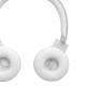 JBL LIVE 670NC bele naglavne slušalke z mehkim naglavnim trakom in True Adaptive Noise Cancelling tehnologijo