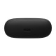 JBL Wave Beam 2 black wireless earbuds with active noise cancellation, shown in a closed carrying case against a white background