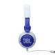 JBL JR 320 Blue on-ear kids' headphones with adjustable headband and soft blue ear cushions