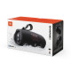 JBL Charge 6 Black Portable Speaker JBL Charge 6 Black portable speaker shown from the front, cylindrical design with black fabric grille and JBL branding