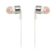 JBL Tune 210 in-ear earphones with metallic finish, 8.7mm drivers, and one-button remote on white background