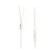 JBL Tune 210 in-ear earphones with metallic finish, 8.7mm drivers, and one-button remote on white background
