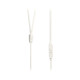 JBL Tune 210 Wired Headphones – Rose Gold JBL Tune 210 wired in-ear headphones in rose gold metallic finish with single-button remote and microphone on cable