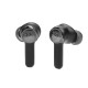 JBL Quantum TWS Black truly wireless headphones with USB-C charging case and dongle, shown in black finish