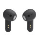 JBL Live Flex TWS Black true wireless earbuds with charging case, shown in black with IP54 rating and compact in-ear design