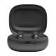 JBL Live Flex TWS Black true wireless earbuds with charging case, shown in black with IP54 rating and compact in-ear design