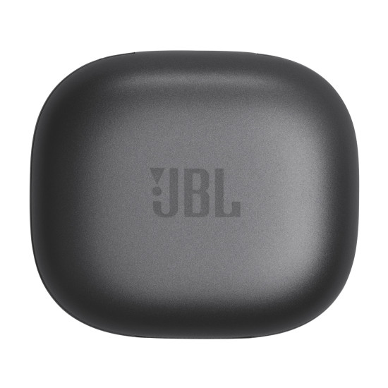 JBL Live Flex TWS Black true wireless earbuds with charging case, shown in black with IP54 rating and compact in-ear design