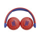 JBL JR310 BT red on-ear wireless kids' headphones with adjustable headband, foldable design, shown in red colour