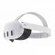 Meta Quest 3 512 GB VR Headset Meta Quest 3 512 GB VR headset in white, front-facing view showing dual lenses and controller-free design