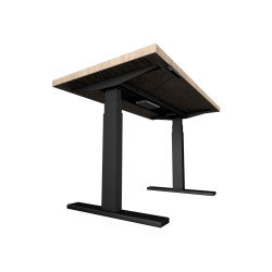 UVI Desk frame Black and table top Sonoma 139 x 68 x 3,8 cm UVI Desk frame Black and table top Sonoma 139 x 68 x 3,8 cm
