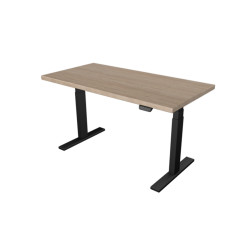UVI Desk frame Black and table top Sonoma 139 x 68 x 3,8 cm