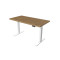 UVI Desk frame White and table top Natural Oak 139 x 68 x 3,8 cm